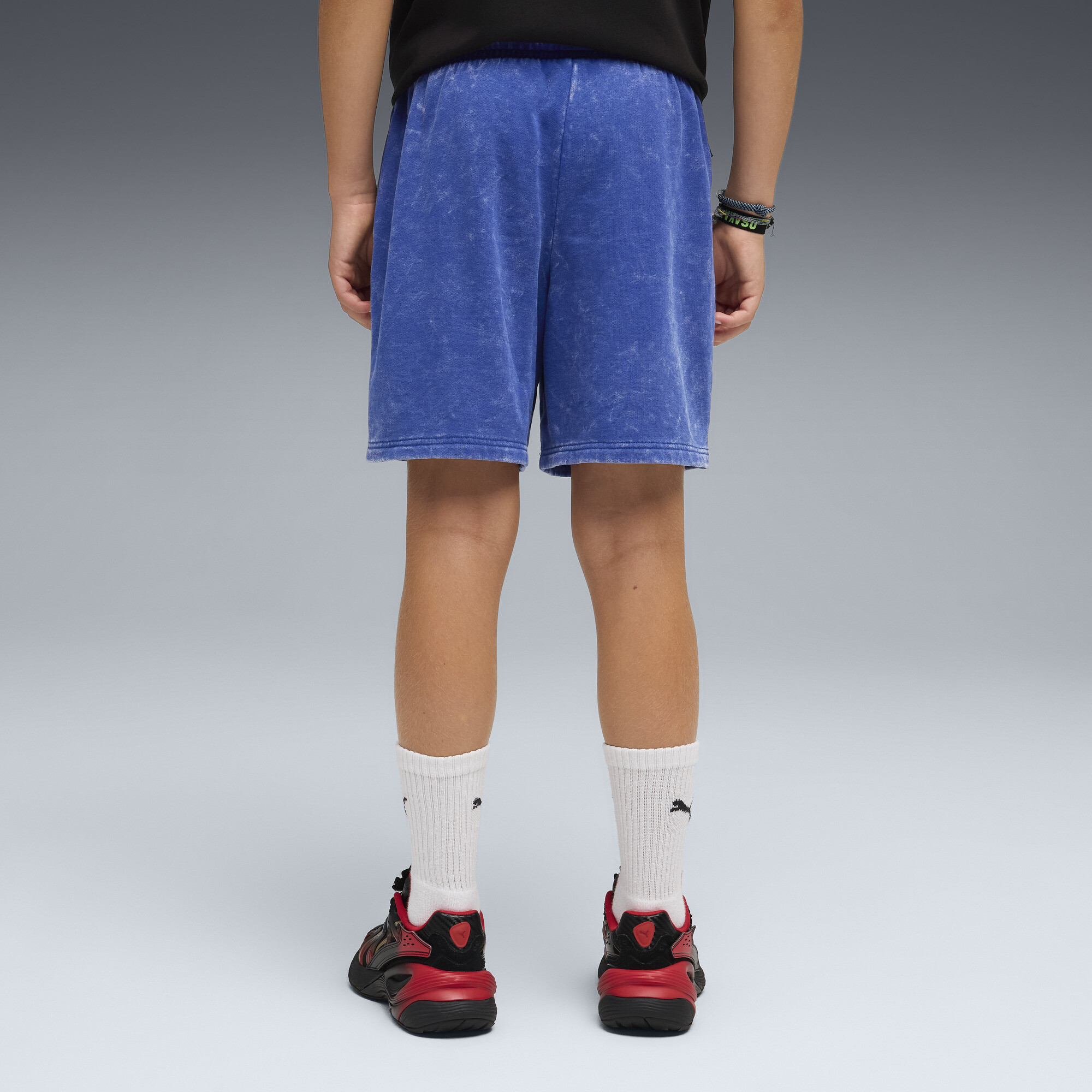 PUMA x SONIC THE HEDGEHOG relaxte korte broek voor Heren, Blauw, Maat 7-8Y thumbnail 5