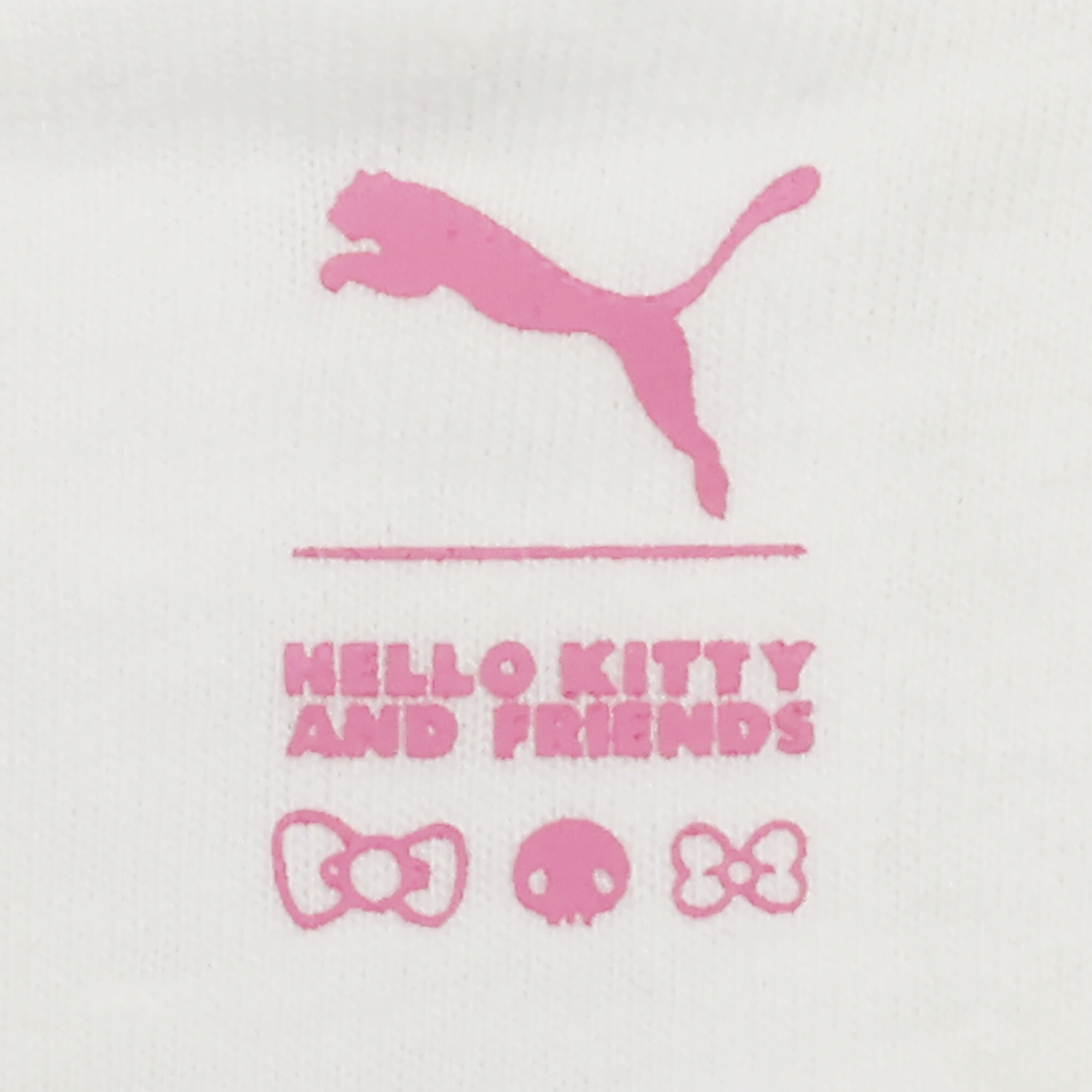 PUMA x HELLO KITTY AND FRIENDS Ruffle T-shirt voor Dames, Wit, Maat 5-6Y thumbnail 2