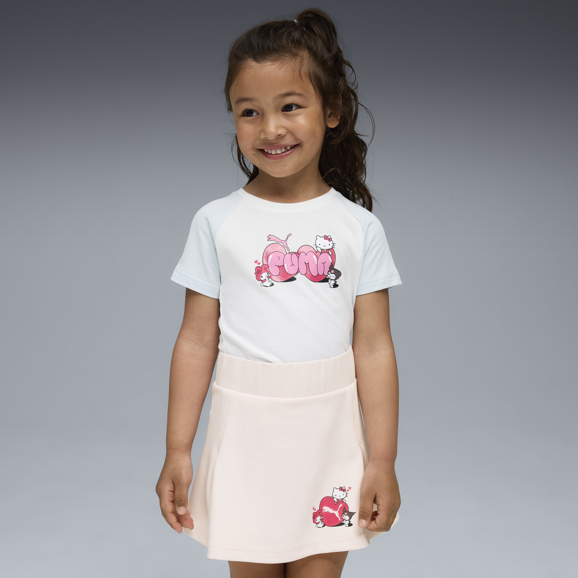 PUMA x HELLO KITTY AND FRIENDS Slim T-shirt voor Dames, Wit, Maat 2-3Y thumbnail 4