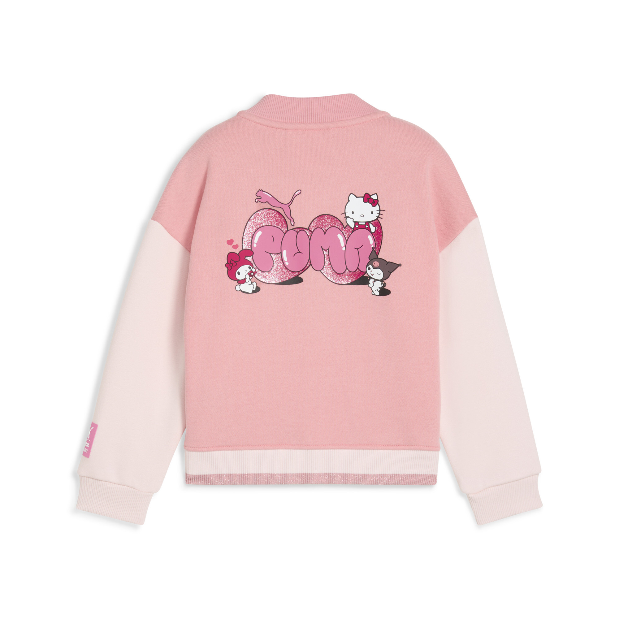 PUMA x HELLO KITTY AND FRIENDS bomberjack voor Dames, Roze, Maat 3-4Y thumbnail 2
