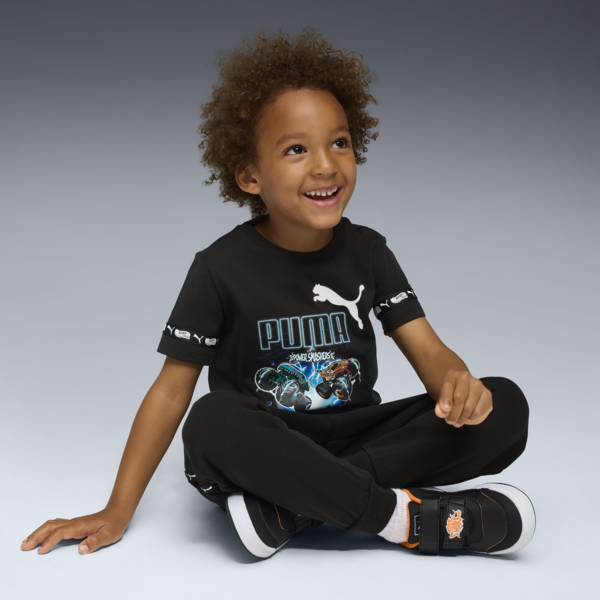 PUMA x HOT WHEELS™ MONSTER TRUCKS Tee Kids, PUMA Black, large-ZAF