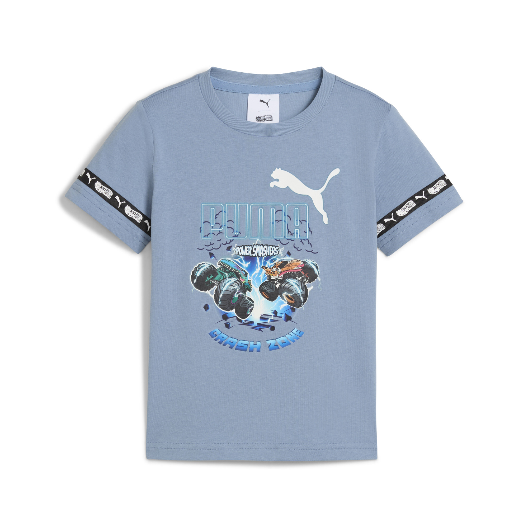 PUMA x HOT WHEELSâ¢ MONSTER TRUCKS T-shirt voor Heren, Blauw, Maat 5-6Y thumbnail 3