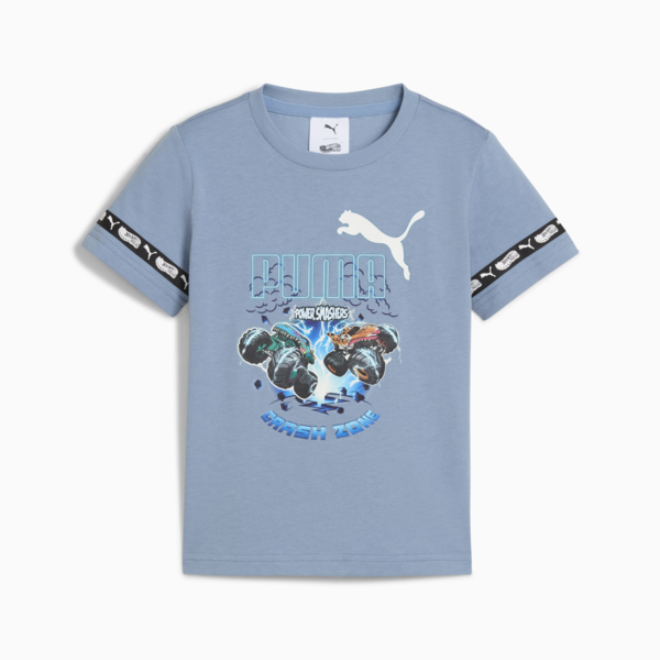 Playera PUMA x HOT WHEELS™ para niños, Cool Blue, large-MEX