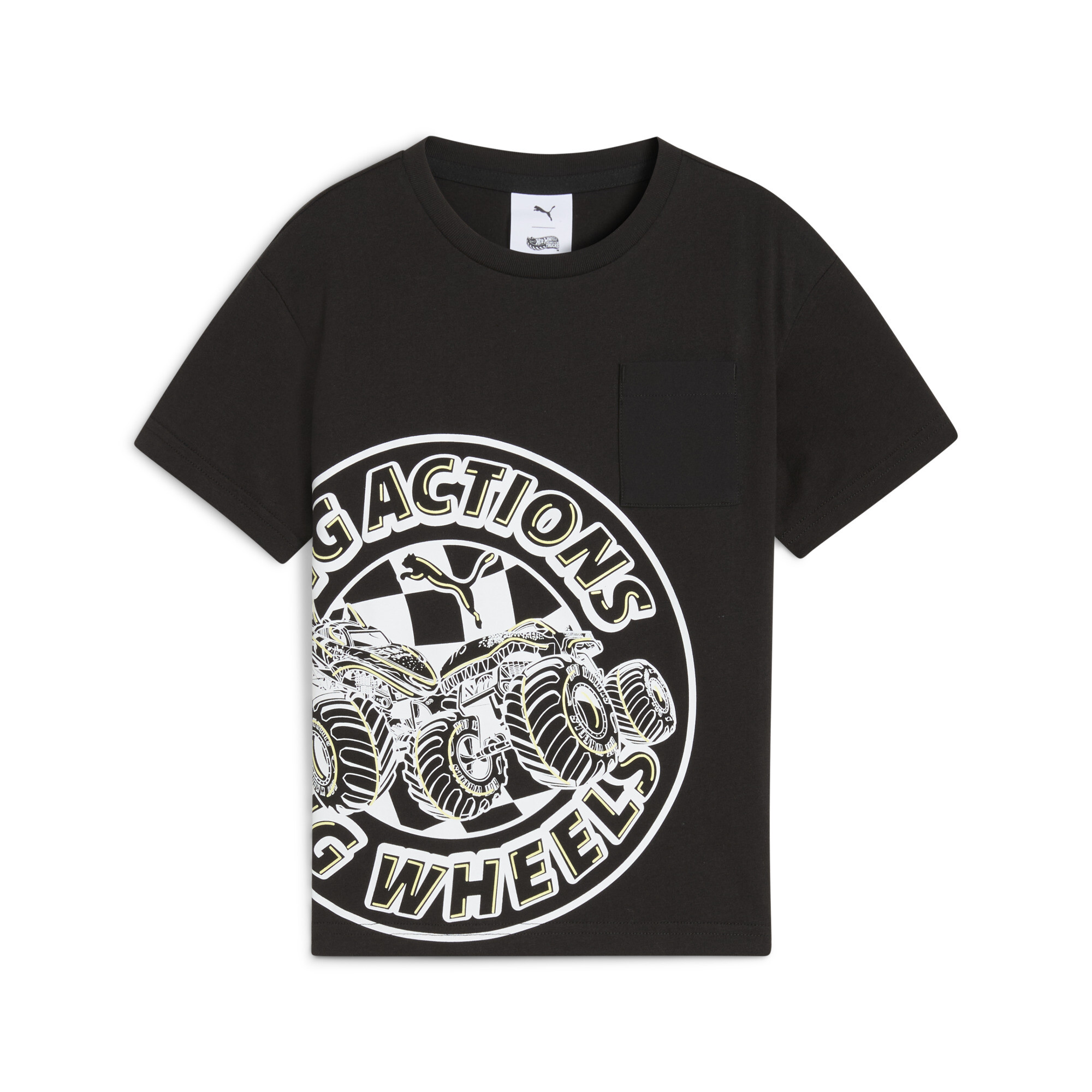 PUMA x HOT WHEELSâ¢ MONSTER TRUCKS T-shirt voor Heren, Zwart, Maat 5-6Y thumbnail 3
