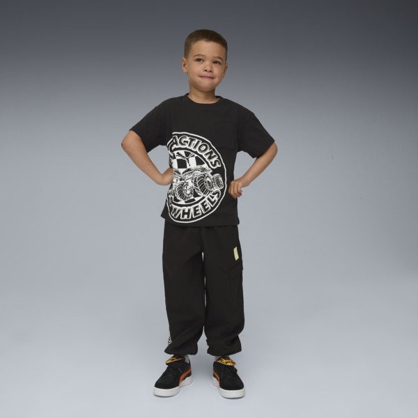 PUMA x HOT WHEELS™ MONSTER TRUCKS Tee Kids, PUMA Black, large-ZAF
