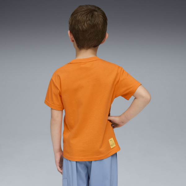 PUMA x HOT WHEELS™ MONSTER TRUCKS Tee Kids, Orange Glo, large-ZAF