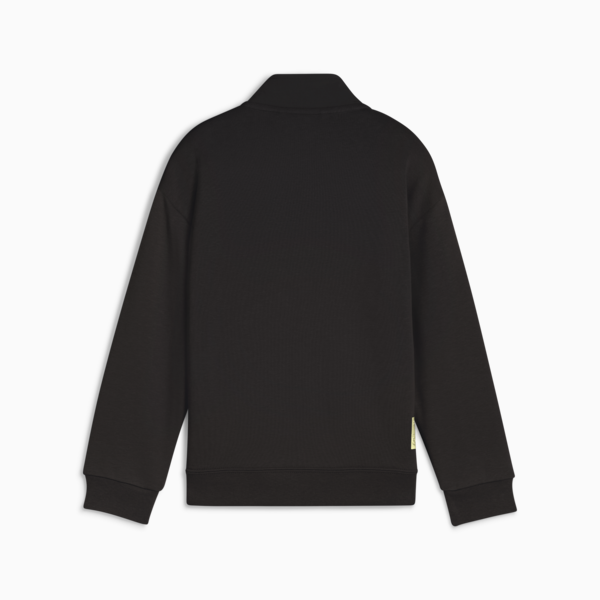 Sudadera con cierre PUMA x HOT WHEELS™ para niños, PUMA Black, large-MEX