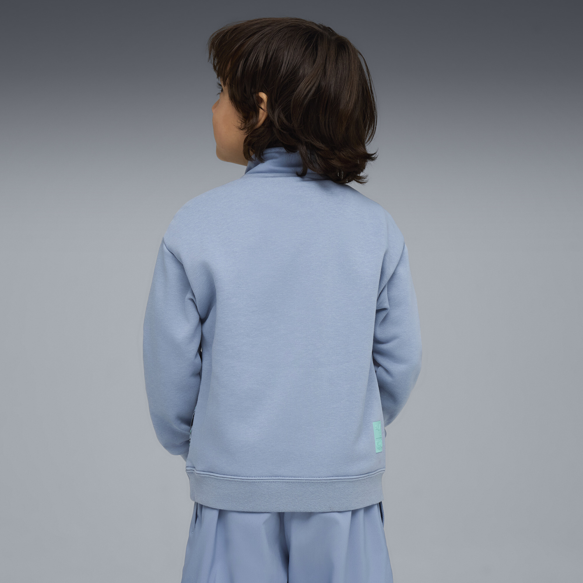 PUMA x HOT WHEELSâ¢ MONSTER TRUCKS top met ronde hals en halve rits voor Heren, Blauw, Maat 6-7Y thumbnail 5