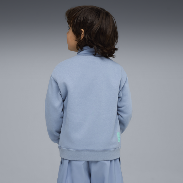 Sudadera con cierre PUMA x HOT WHEELS™ para niños, Cool Blue, large-MEX