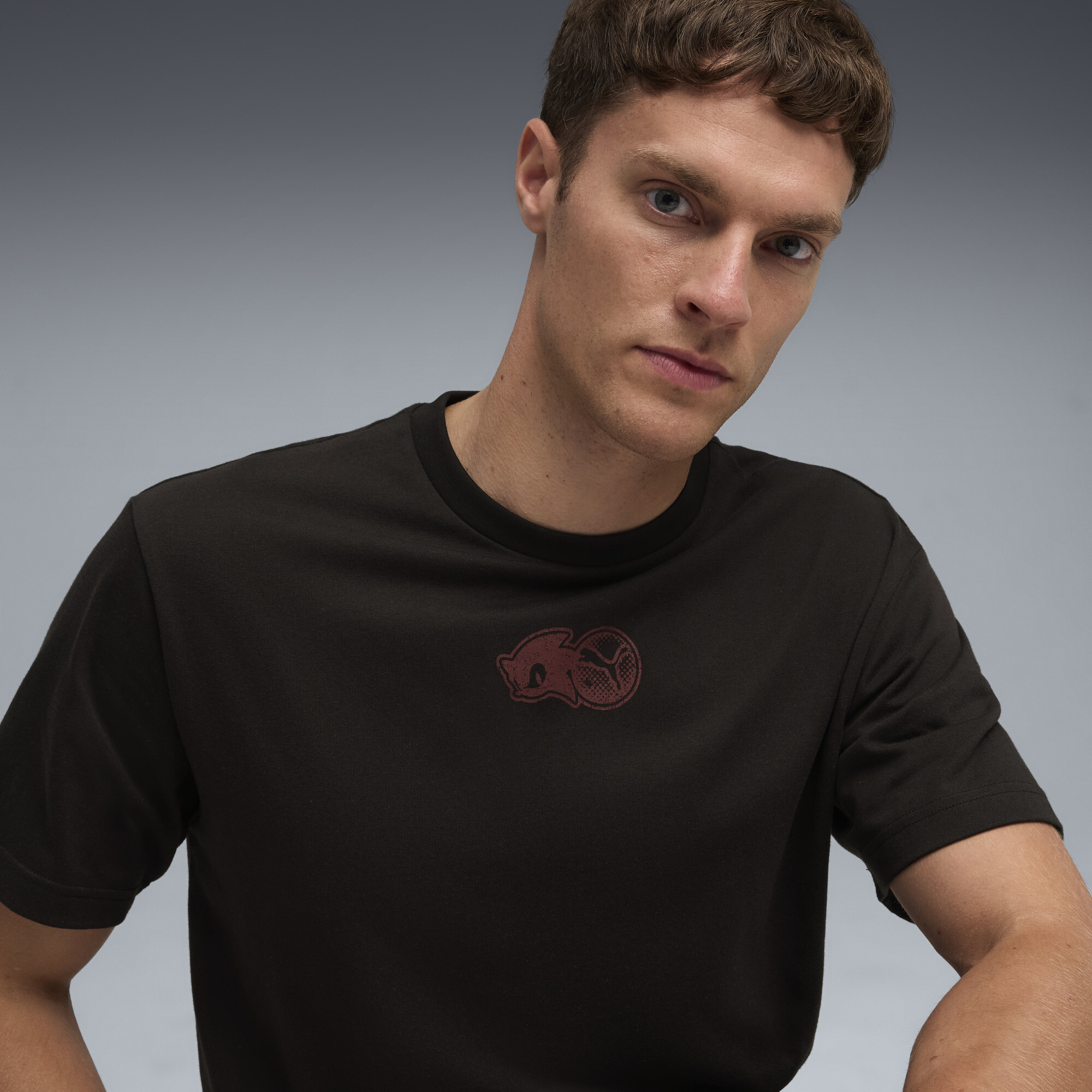 PUMA x SONIC THE HEDGEHOG T-shirt met grafische print voor Heren, Zwart, Maat L thumbnail 7