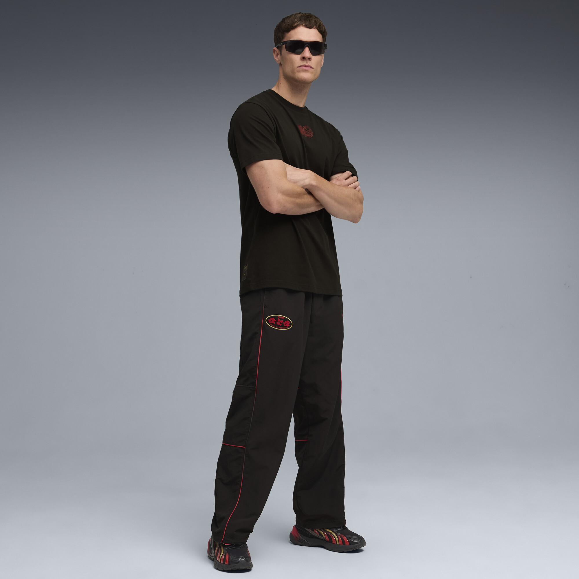 PUMA x SONIC THE HEDGEHOG T-shirt met grafische print voor Heren, Zwart, Maat L thumbnail 6