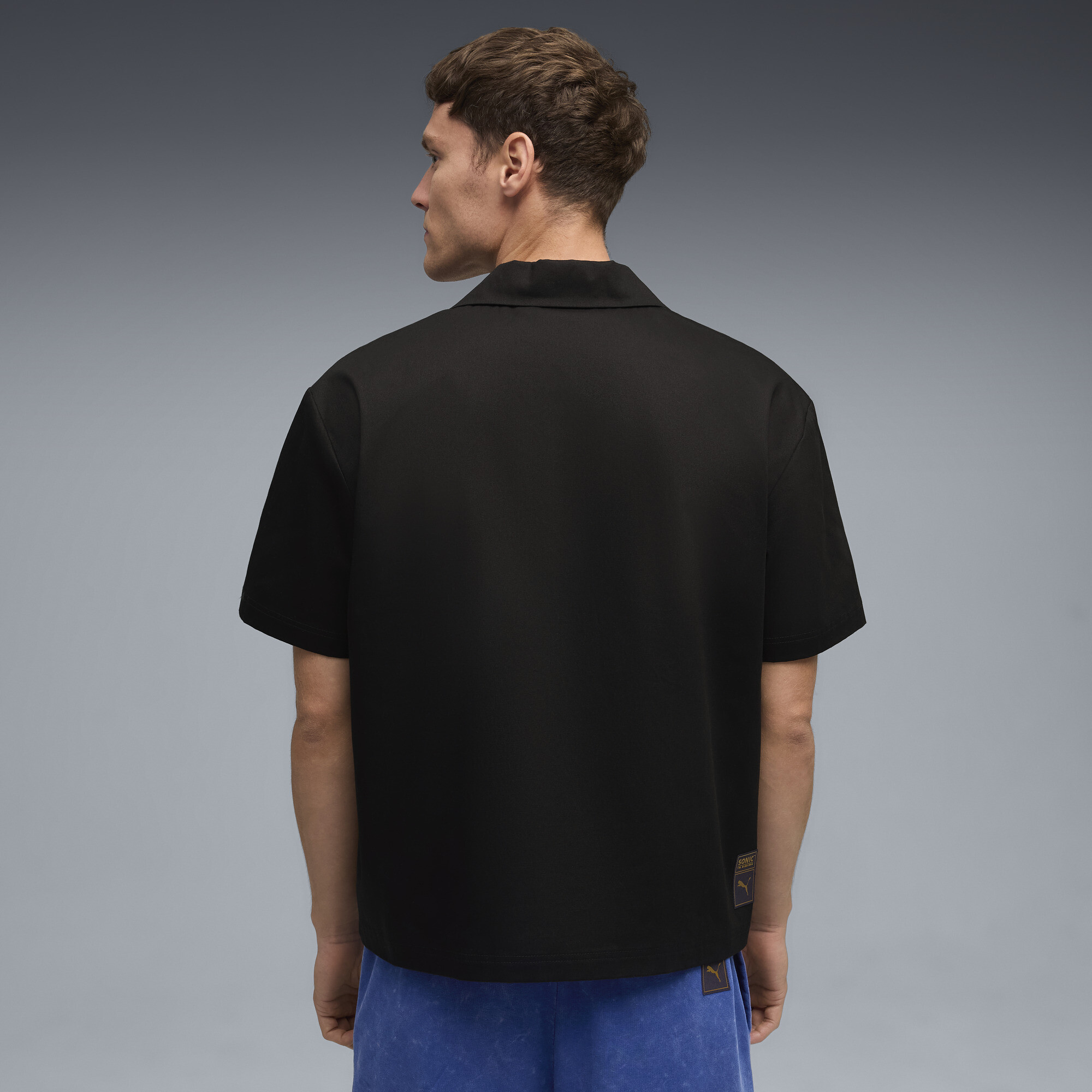 PUMA x SONIC THE HEDGEHOG racershirt voor Heren, Zwart, Maat L thumbnail 5