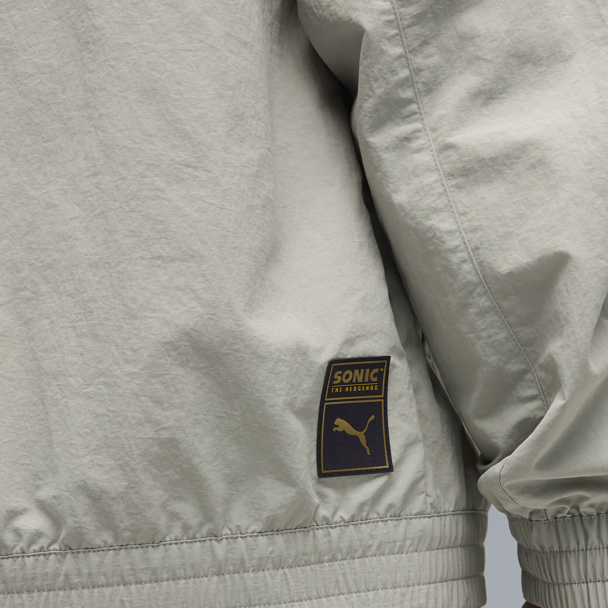 PUMA x SONIC THE HEDGEHOG trainingsjack voor Heren, Grijs, Maat M thumbnail 4