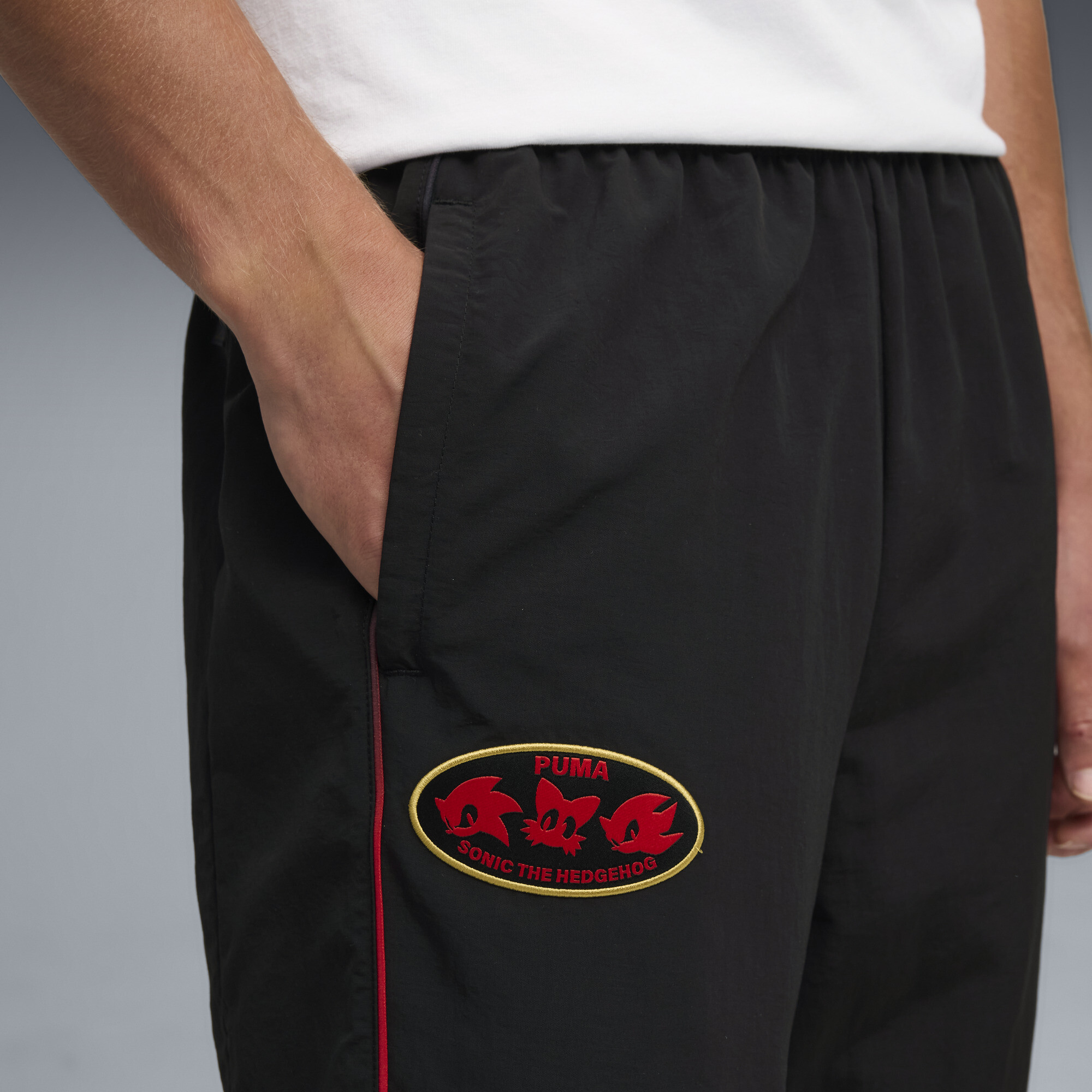 PUMA x SONIC THE HEDGEHOG trainingsbroek voor Heren, Zwart, Maat M thumbnail 7