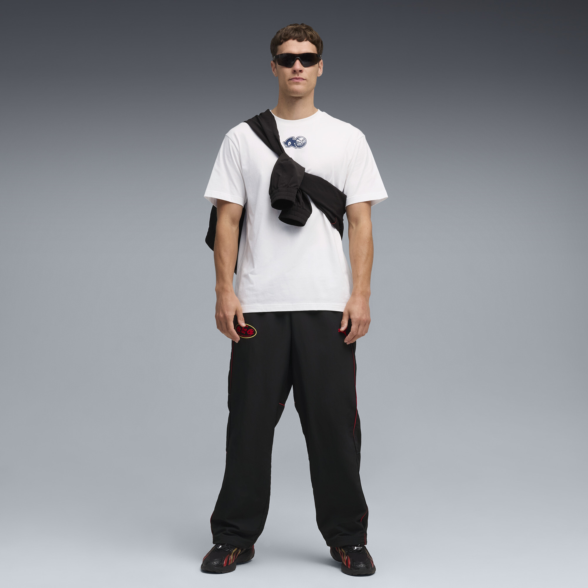 PUMA x SONIC THE HEDGEHOG trainingsbroek voor Heren, Zwart, Maat M thumbnail 6