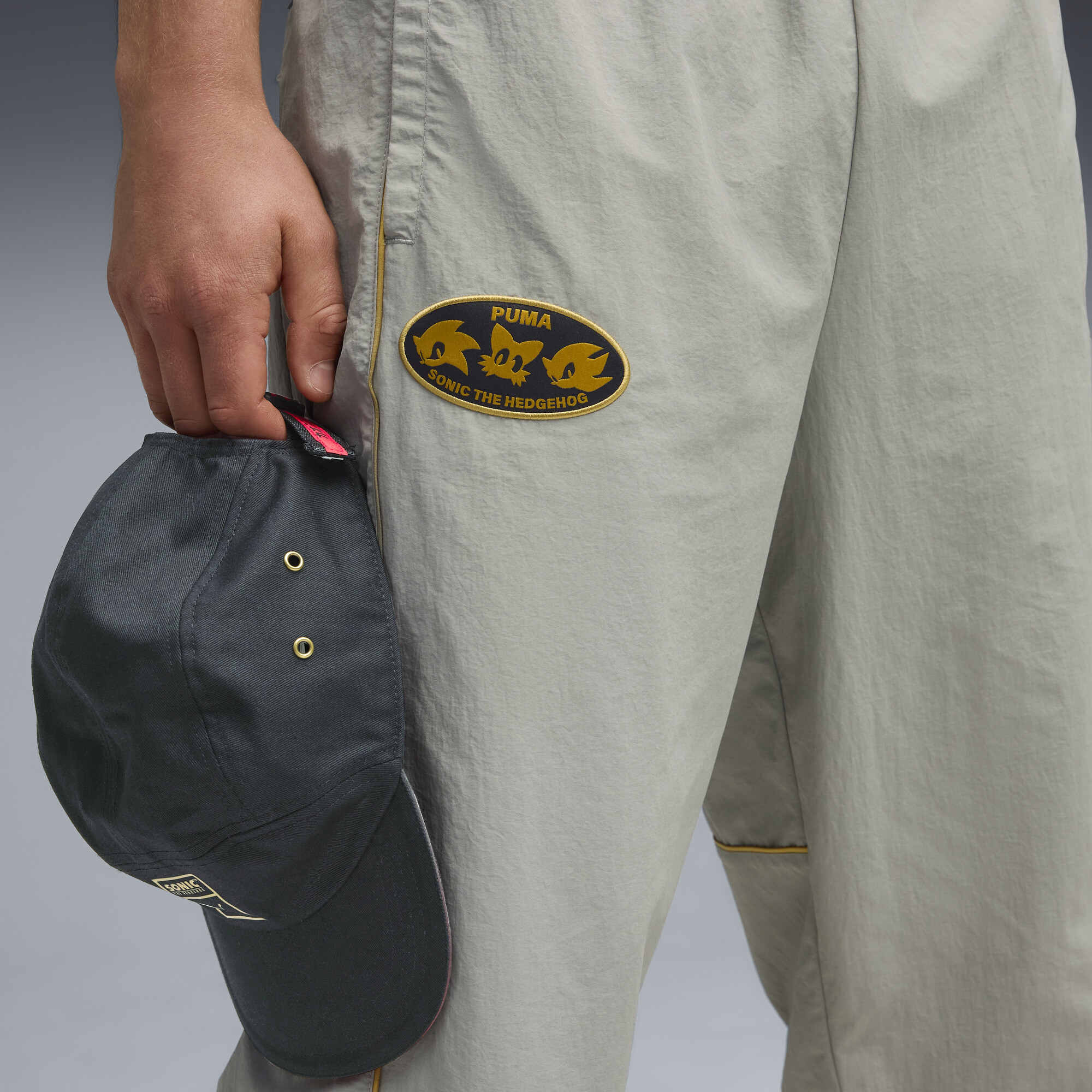 PUMA x SONIC THE HEDGEHOG trainingsbroek voor Heren, Grijs, Maat XXL thumbnail 7