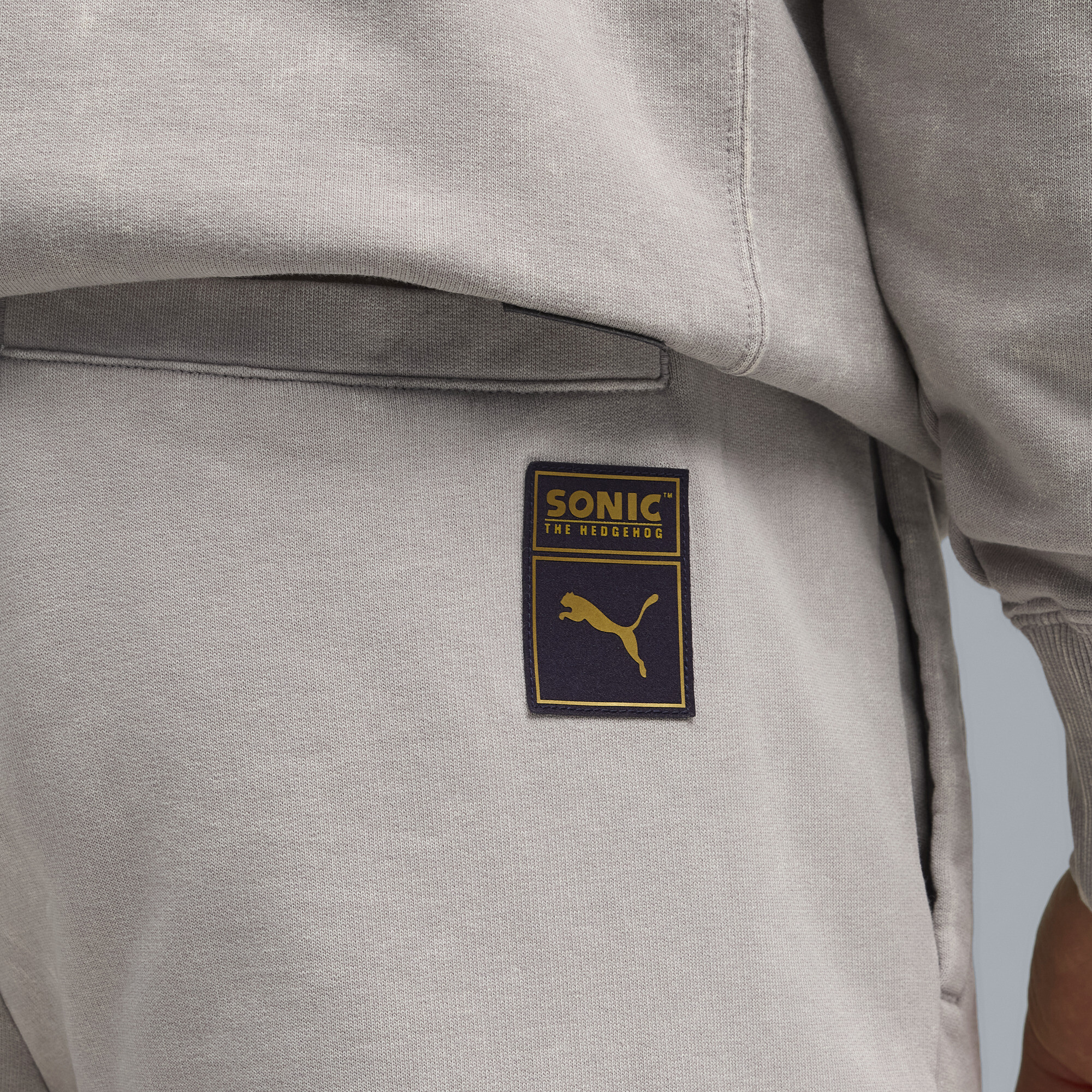 PUMA x SONIC THE HEDGEHOG Relaxte korte broek voor Heren, Grijs, Maat M thumbnail 4