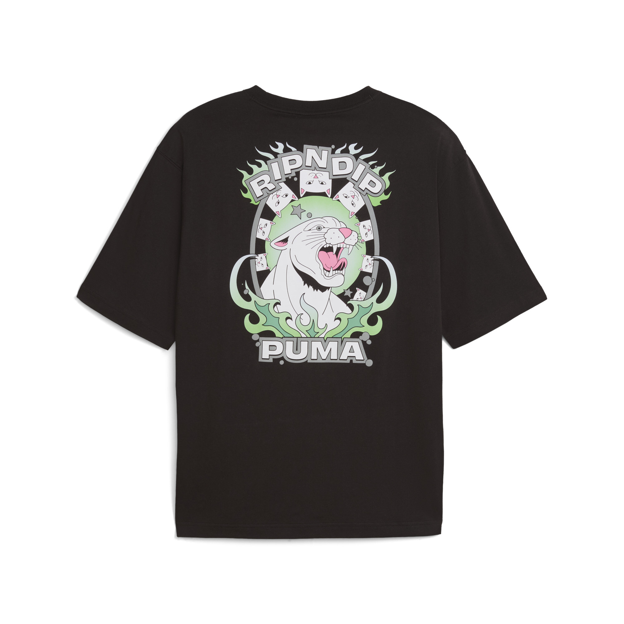 PUMA x RIPNDIP Boxy T-shirt uniseks voor Heren, Zwart, Maat XXL thumbnail 2