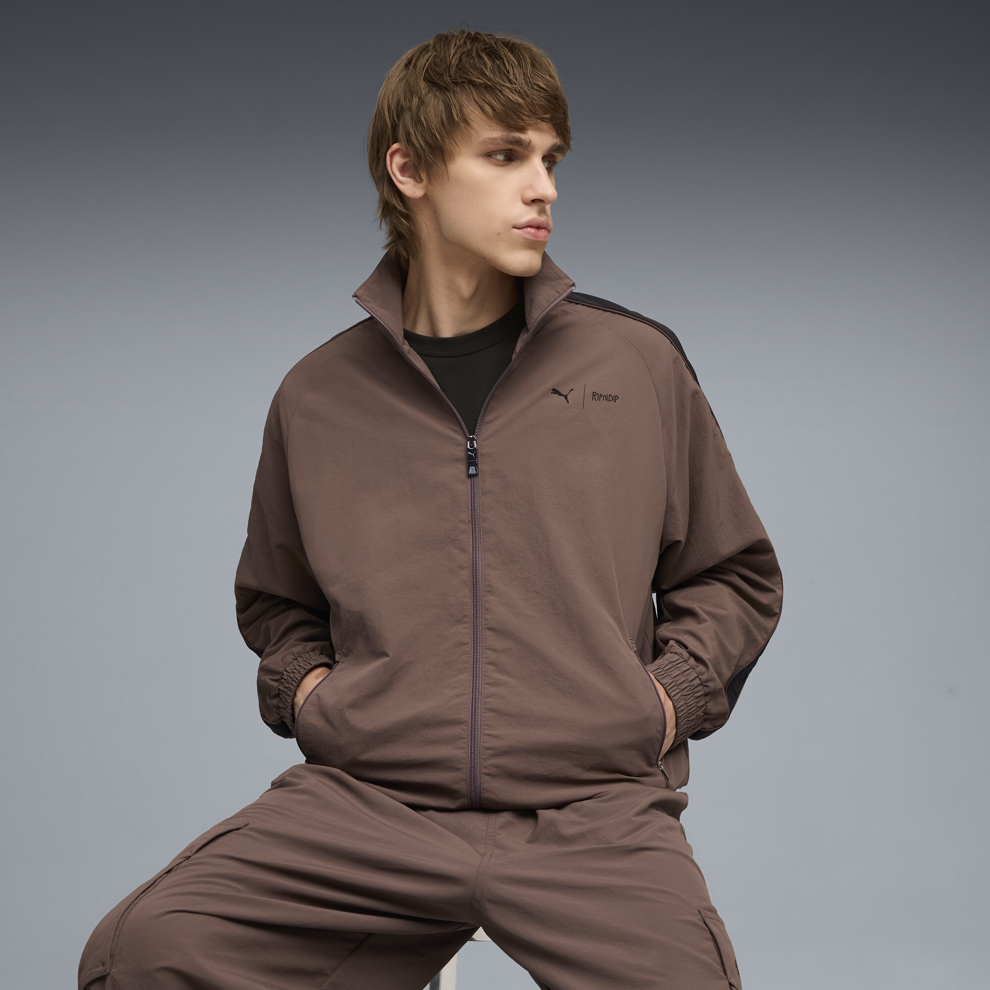 Jaqueta T7 PUMA x RIPNDIP Masculina | brown | PUMA