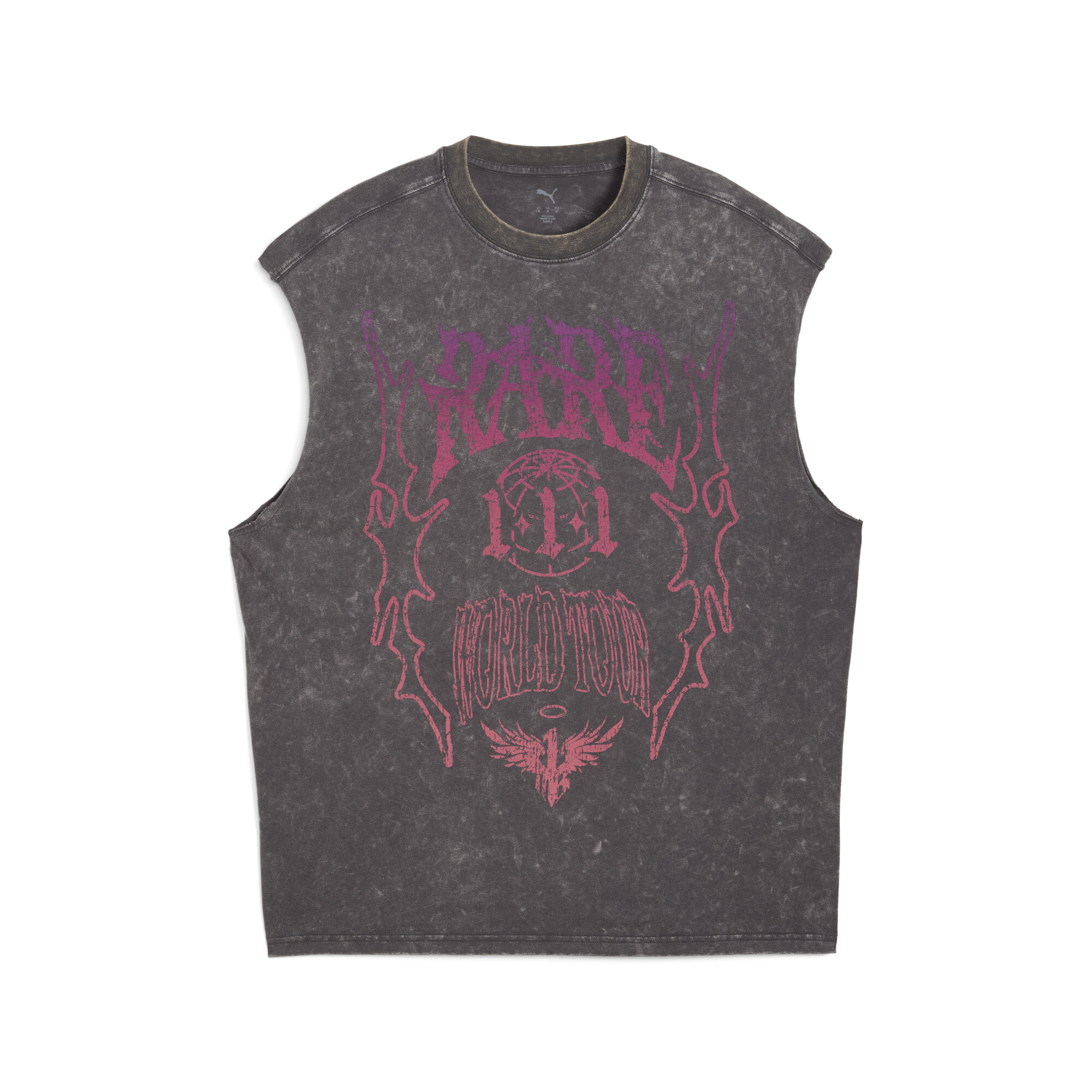 PUMA LaMelo World Tour-nament Cut Off T-shirt voor Heren, Grijs, Maat XL thumbnail 3