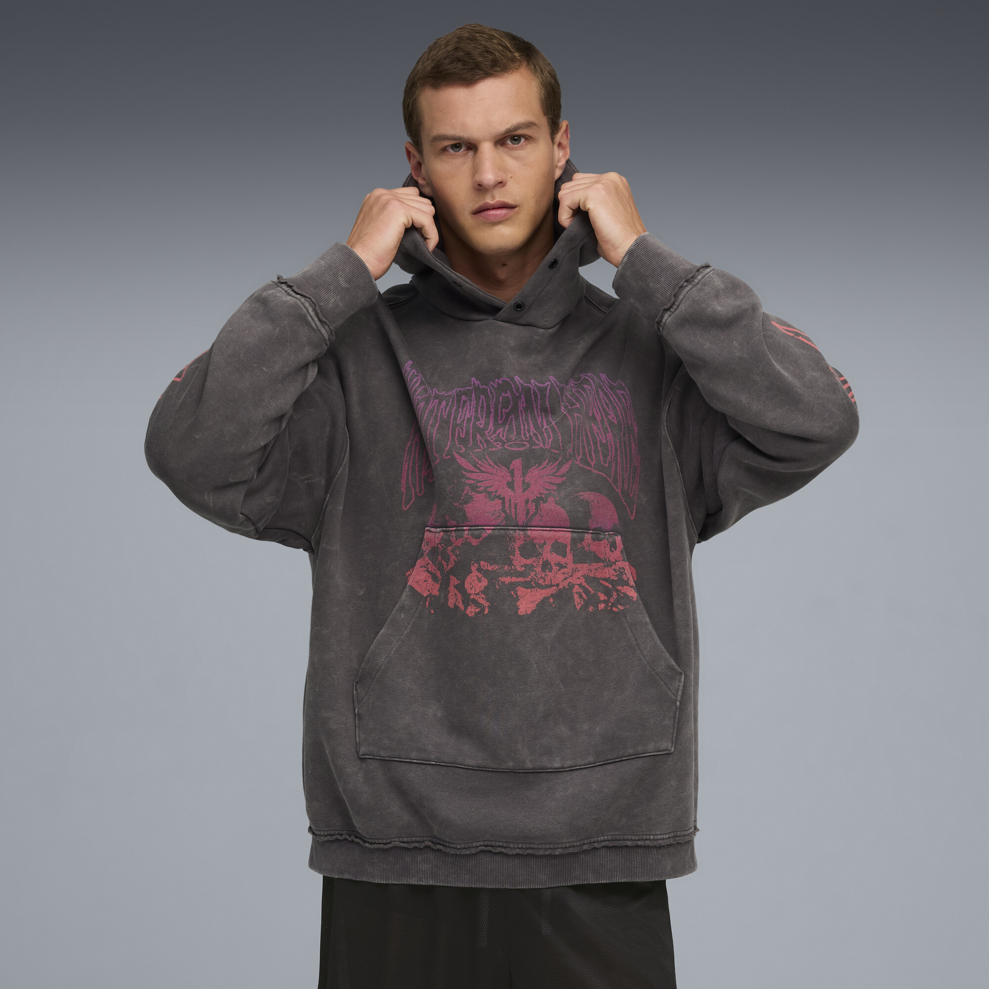 Худі LaMelo World Tour-nament Hoodie Men | Колір: Сірий | Dusky
