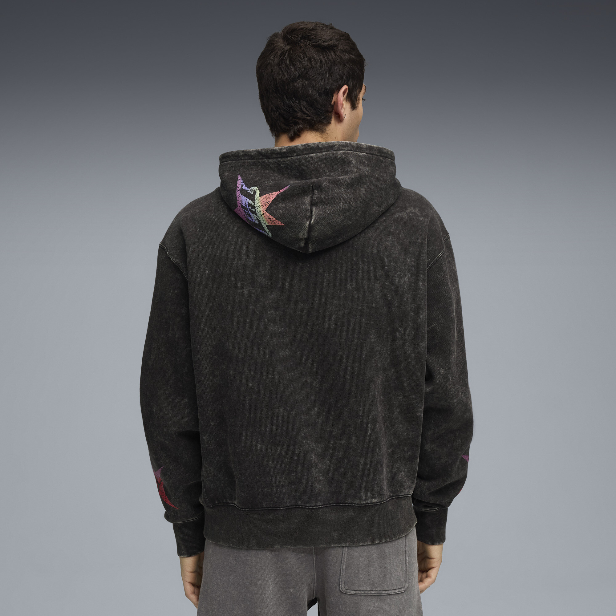 PUMA LaMelo Star Vision hoodie voor Heren, Zwart, Maat 4XL thumbnail 5