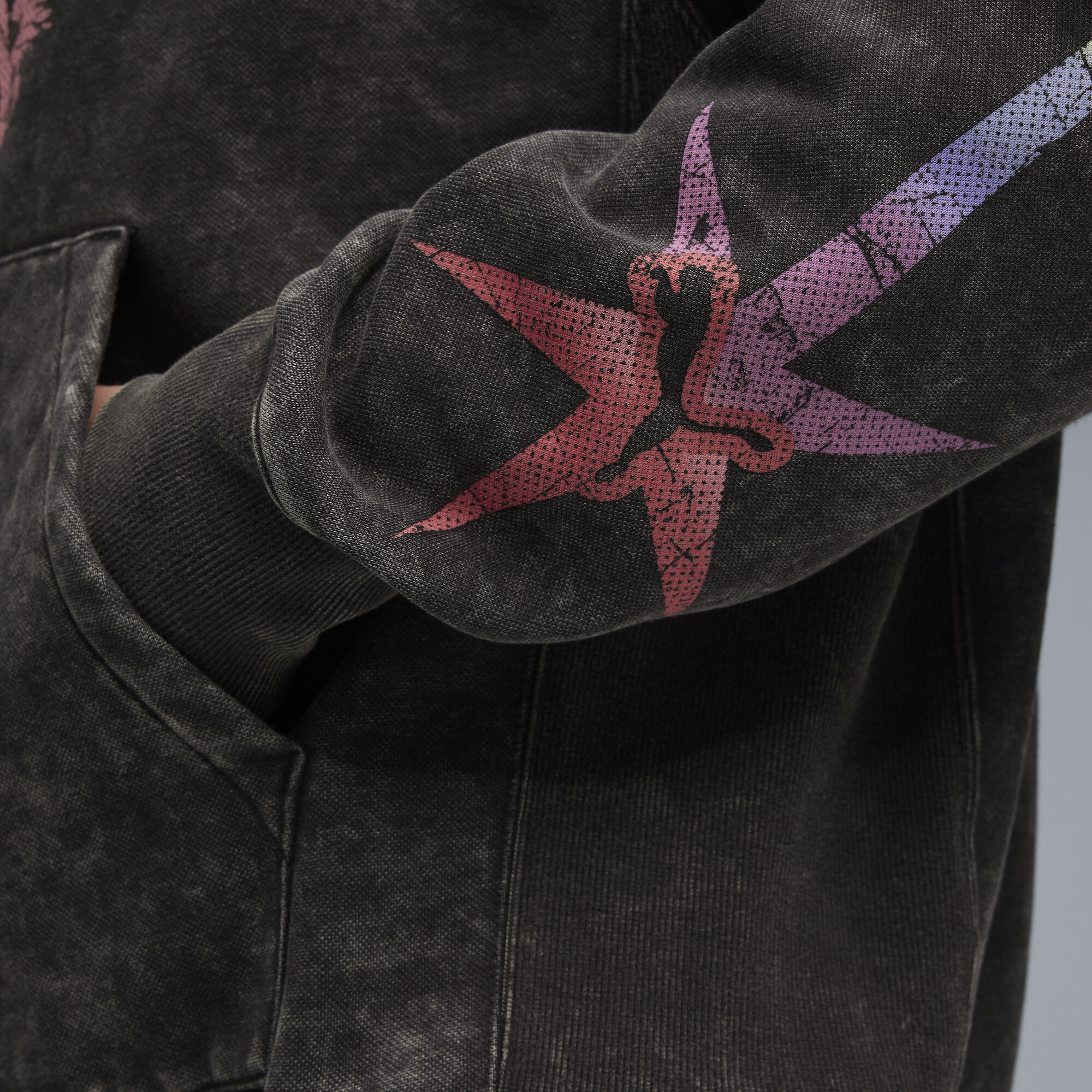 PUMA LaMelo Star Vision hoodie voor Heren, Zwart, Maat 4XL thumbnail 4