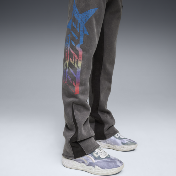 Pantalones acampanados LaMelo Star Vision para hombre, Dusky Gray, large-ARG