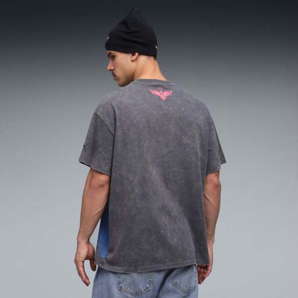 Remera estampada LaMelo Star Vision para hombre, Dusky Gray, large-ARG