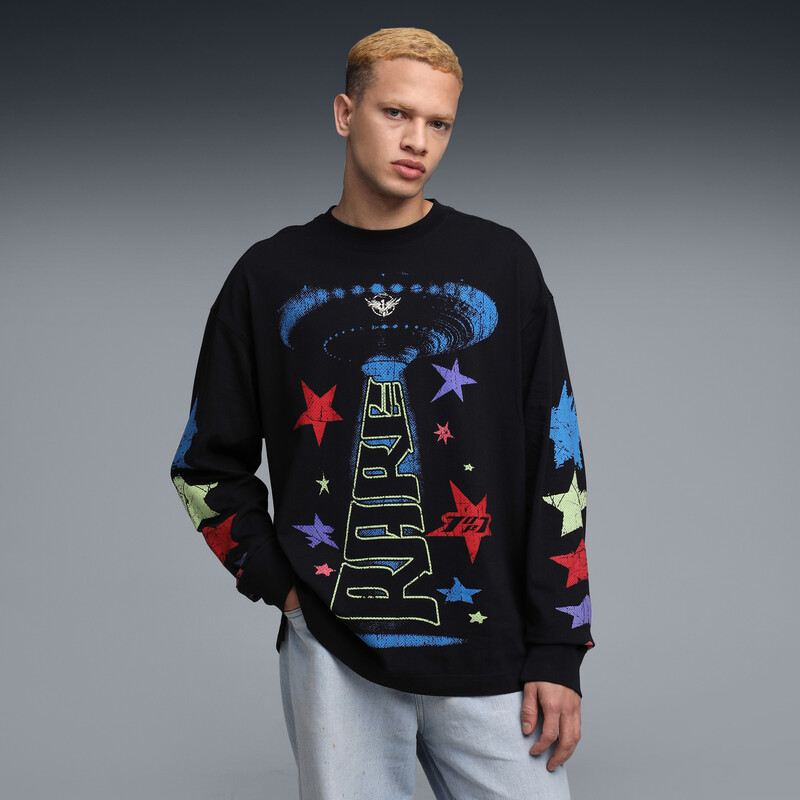 Men's PUMA MELO X STAR VISION Oversized Long Sleeve Tee