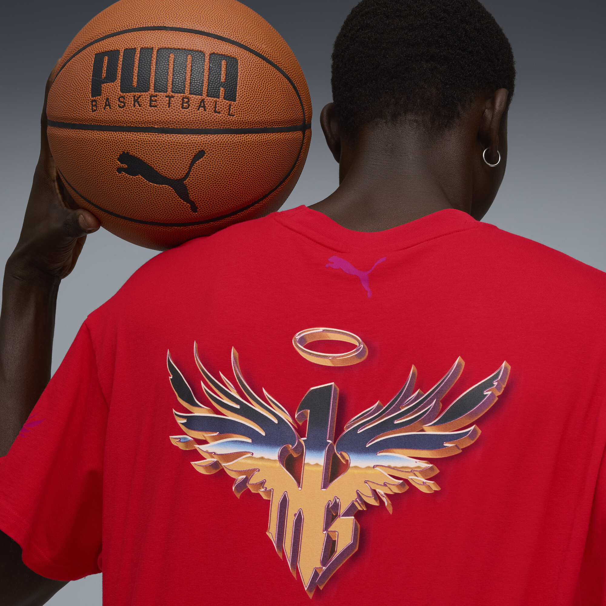 PUMA LaMelo Supernova T-shirt I voor Heren, Rood, Maat 3XL thumbnail 7