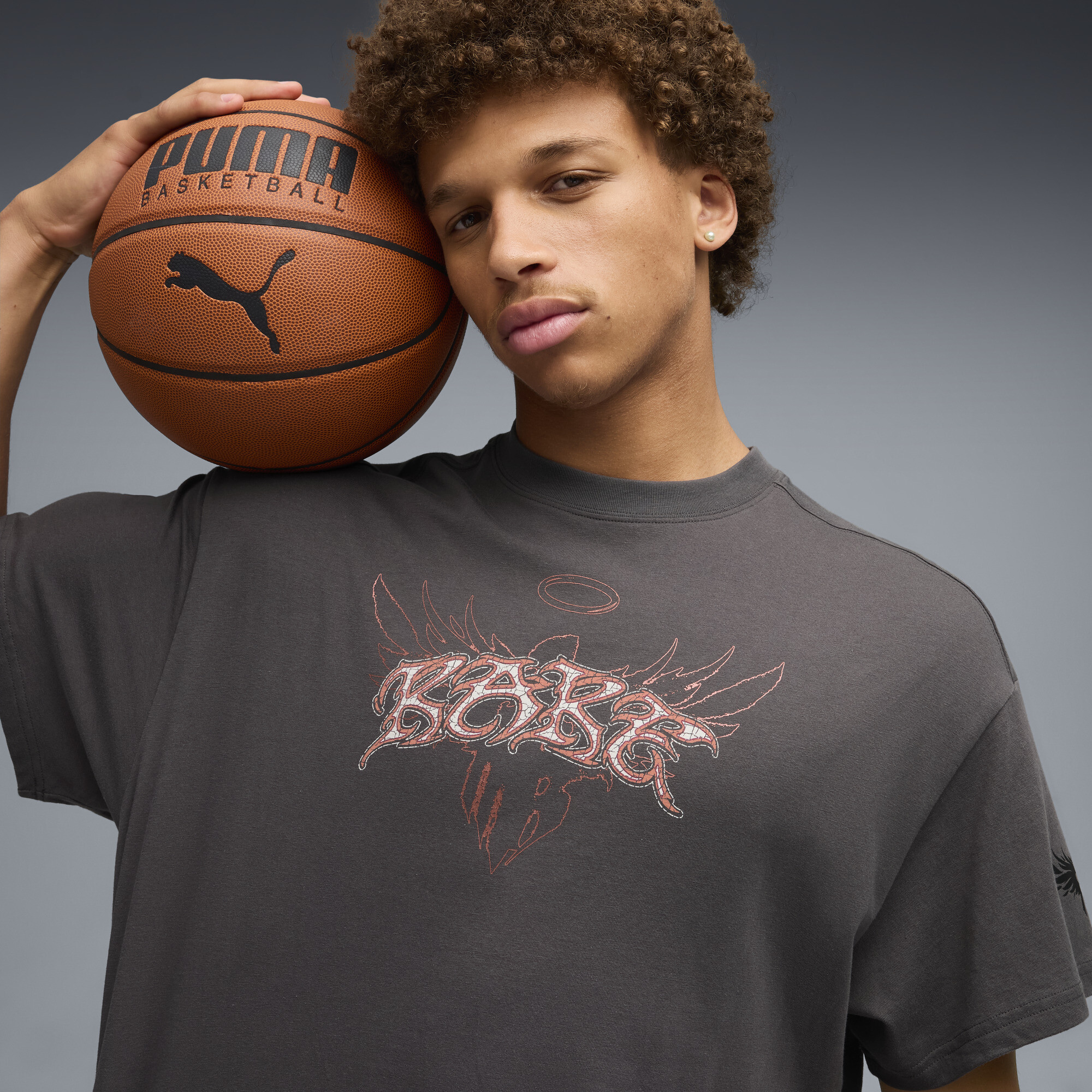 PUMA LaMelo Supernova T-shirt II voor Heren, Grijs, Maat 3XL thumbnail 7