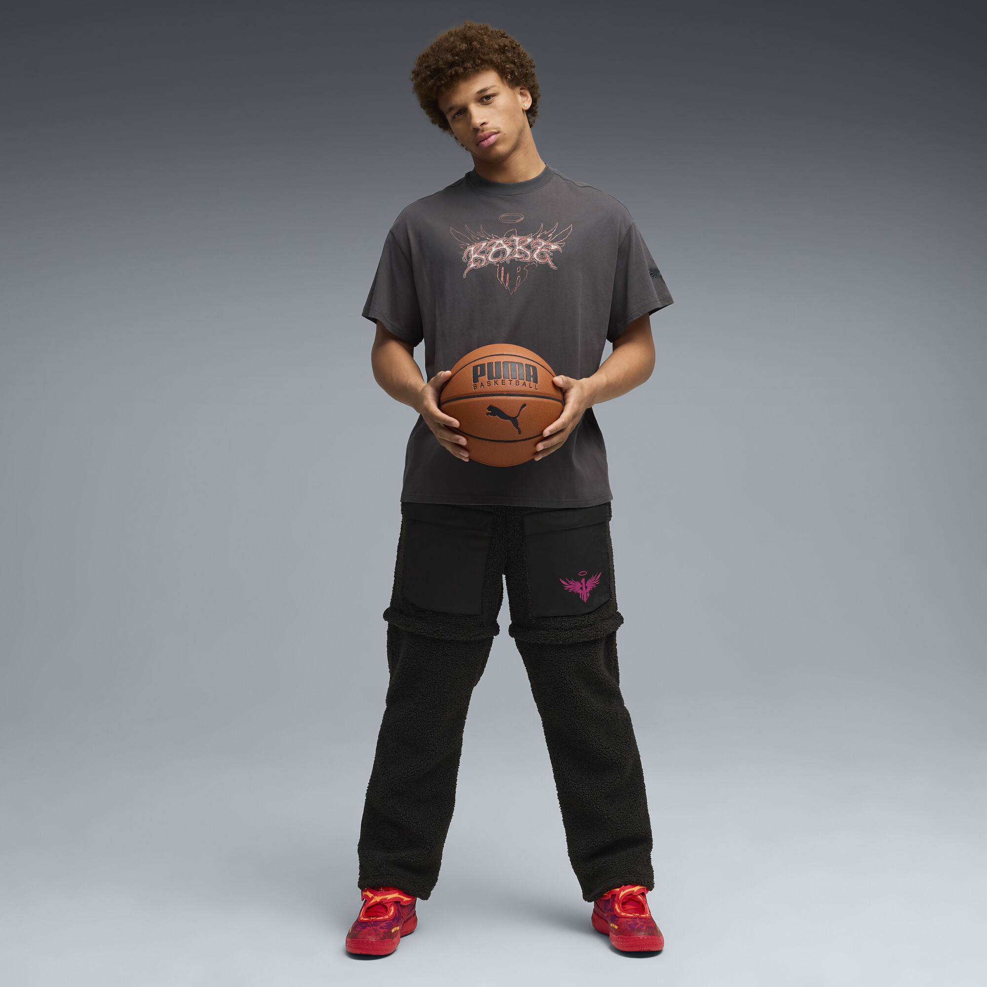 PUMA LaMelo Supernova T-shirt II voor Heren, Grijs, Maat 3XL thumbnail 6