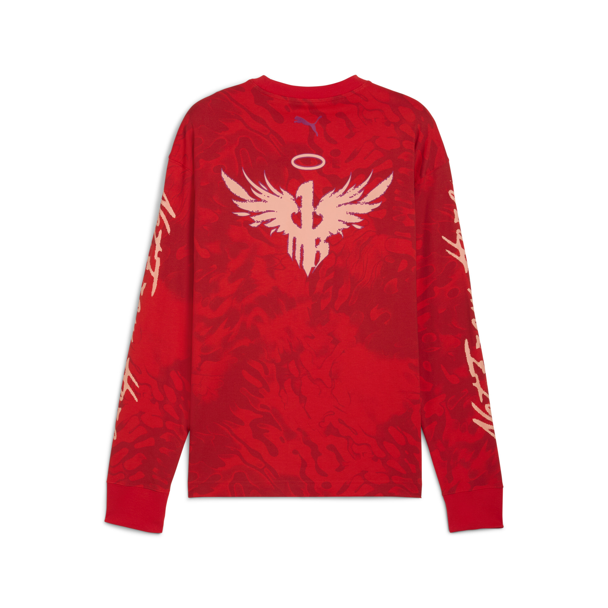 PUMA LaMelo Supernova T-shirt met lange mouwen met print voor Heren, Rood, Maat XXL thumbnail 2