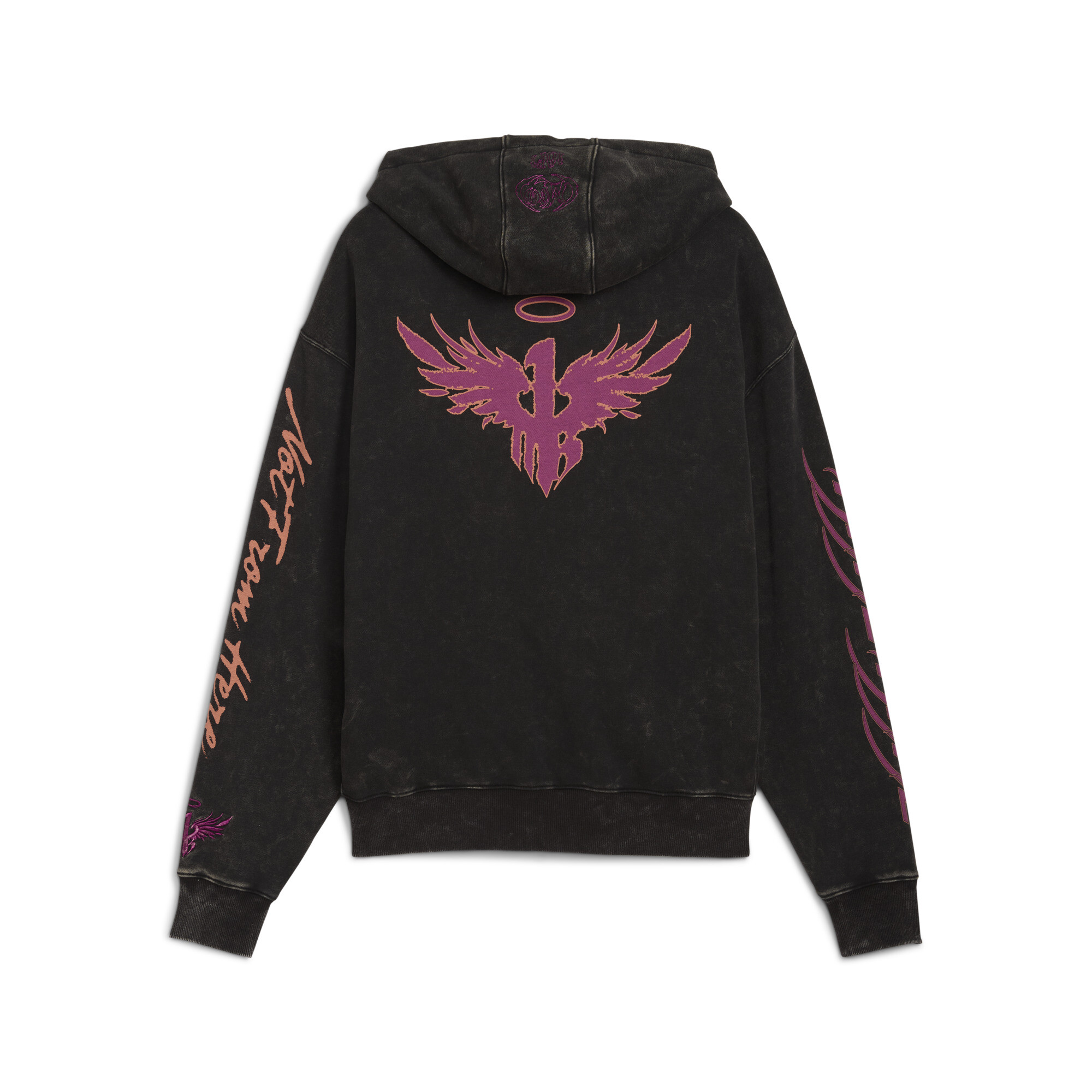 PUMA LaMelo Supernova hoodie met volledige rits voor Heren, Zwart, Maat XL thumbnail 2
