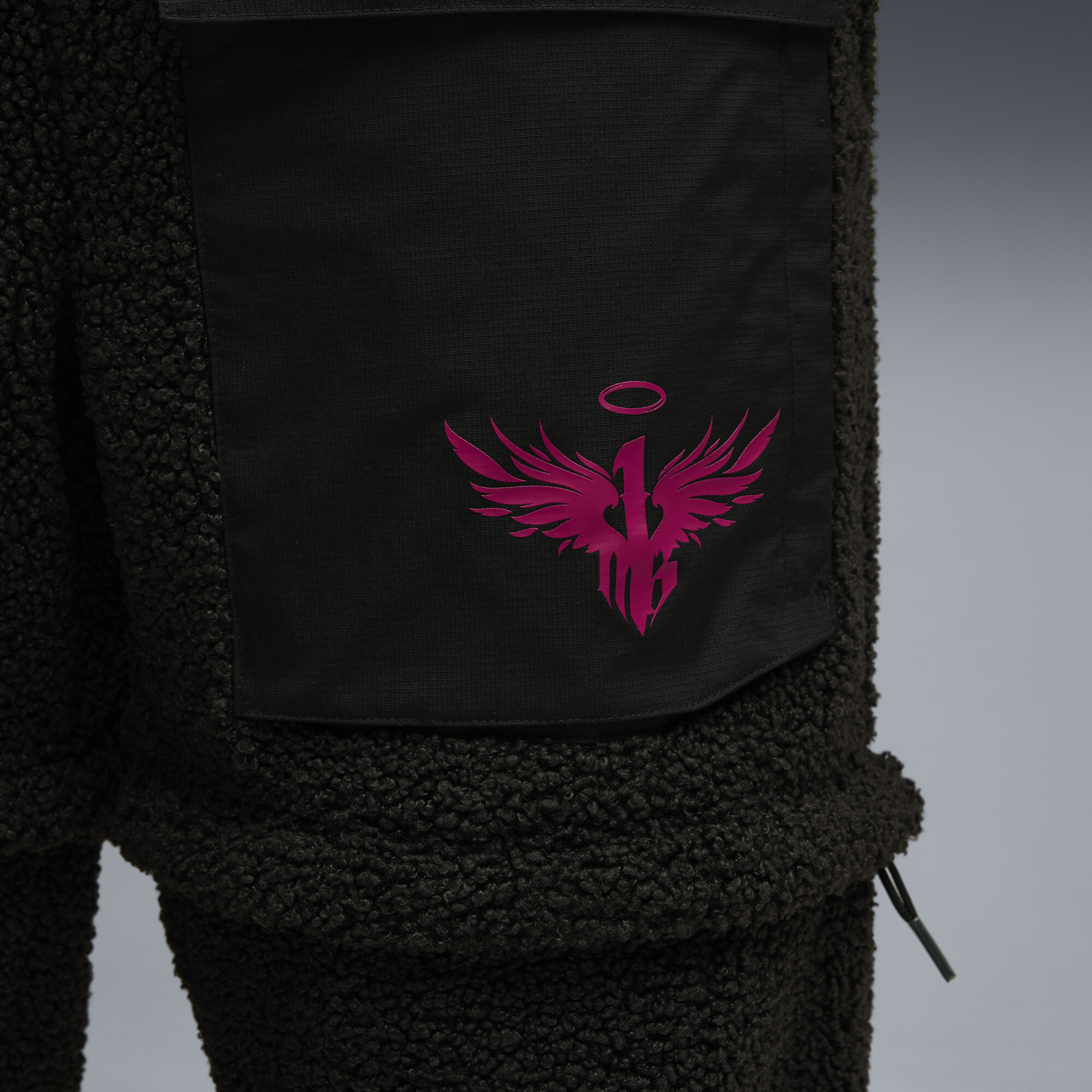 PUMA LaMelo Supernova Sherpa broek voor Heren, Zwart, Maat S thumbnail 4