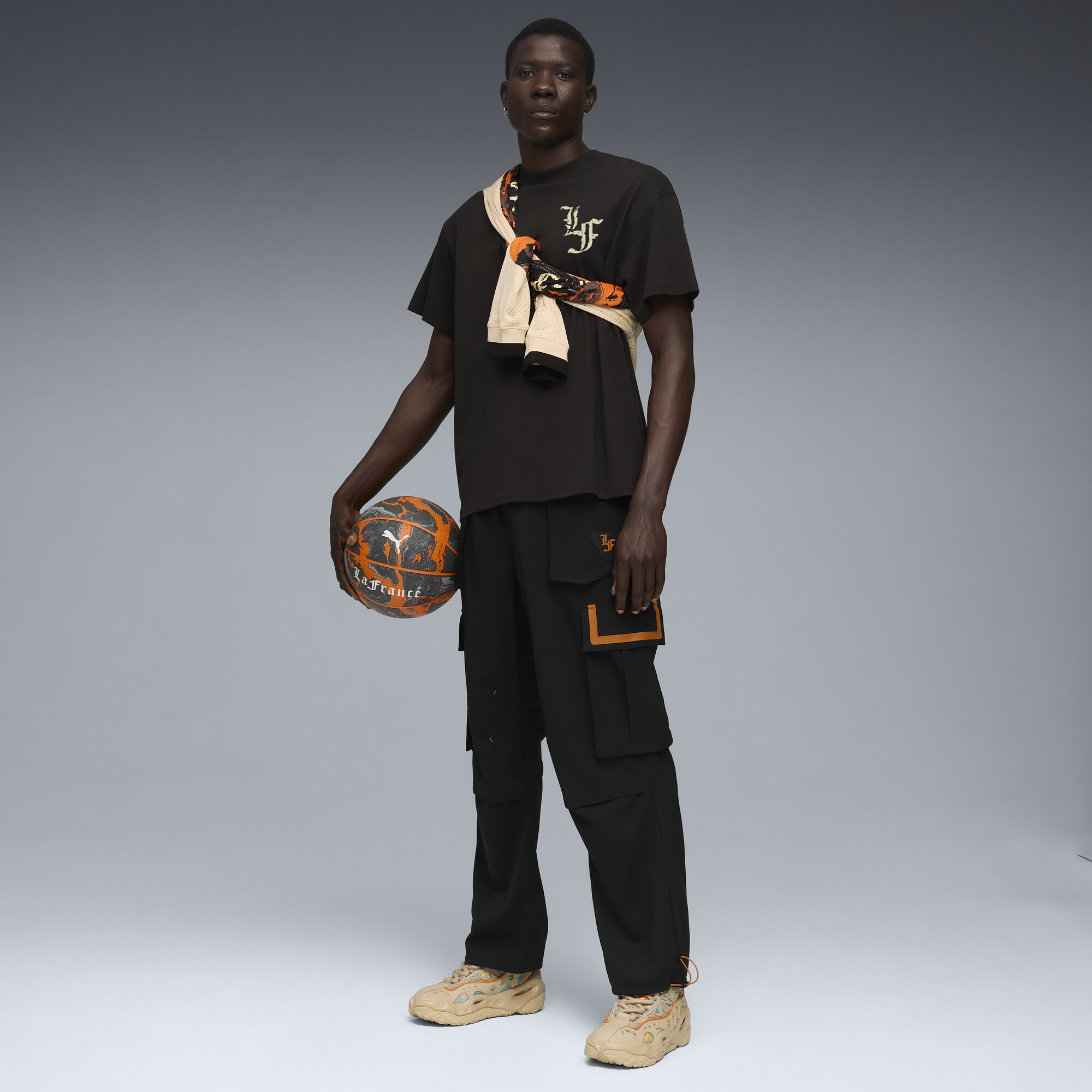 PUMA LAFRANCÃ HEEM cargobroek voor Heren, Zwart, Maat 3XL thumbnail 6