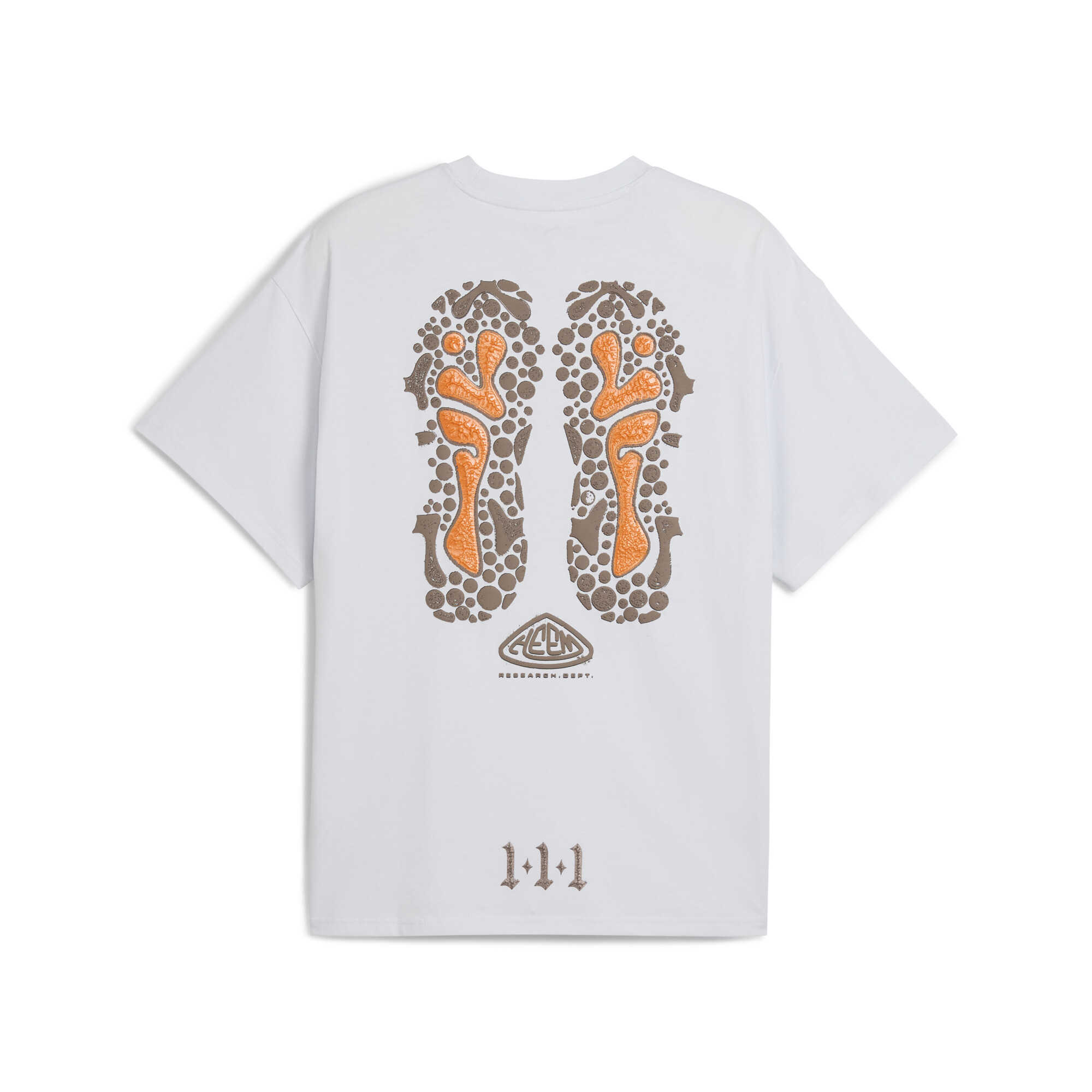 PUMA LAFRANCÃ HEEM uniseks T-shirt, Zilver, Maat 3XL thumbnail 2