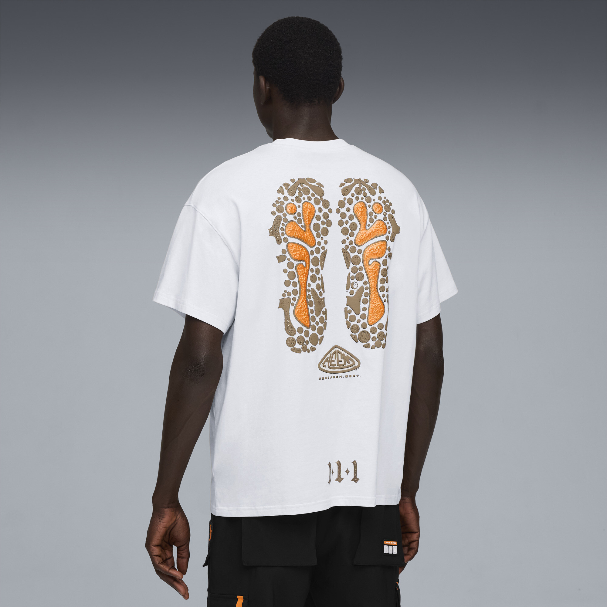 PUMA LAFRANCÃ HEEM uniseks T-shirt, Zilver, Maat 3XL thumbnail 5