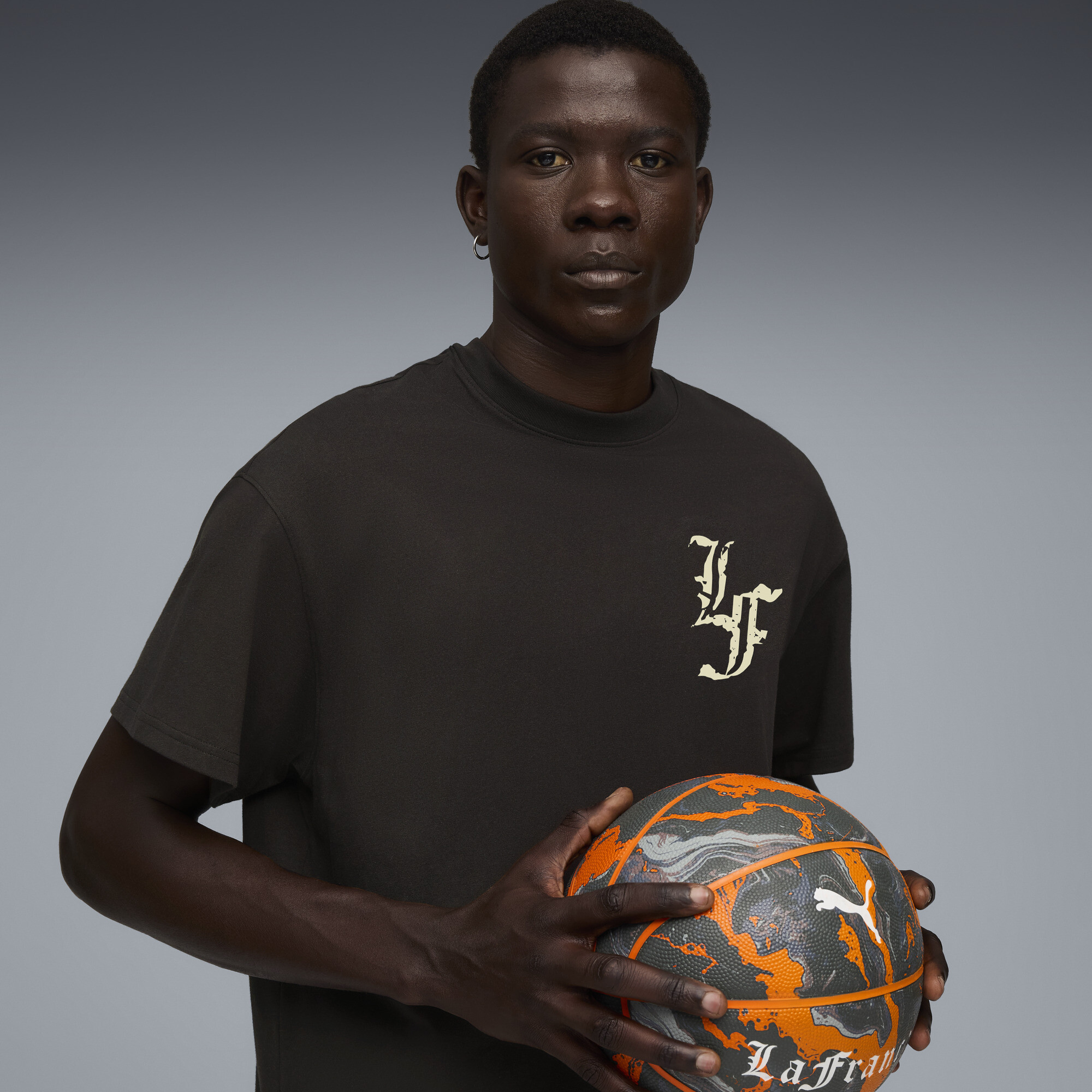 PUMA LAFRANCÃ HEEM uniseks T-shirt, Zwart, Maat 4XL thumbnail 7