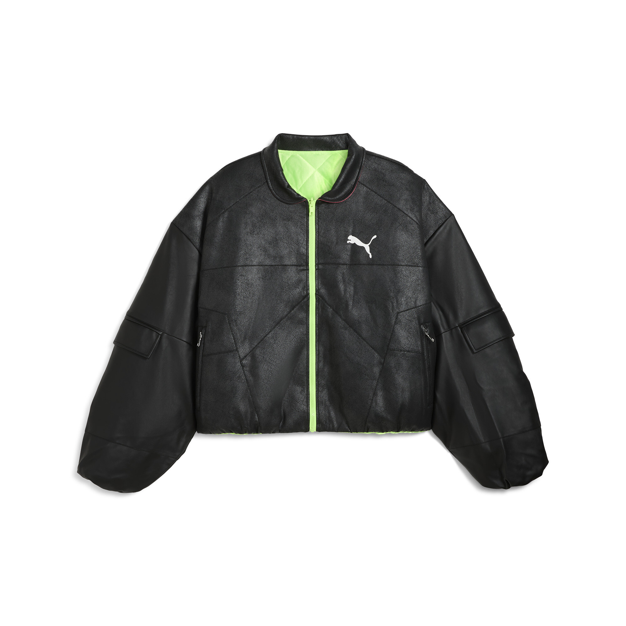 ボンバージャケット レザー KING 80s XXLサイズ PUMA 90s