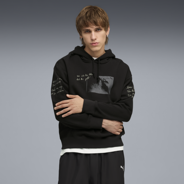 GRAPHIC Forest Hoodie Men, PUMA Black, large-ZAF