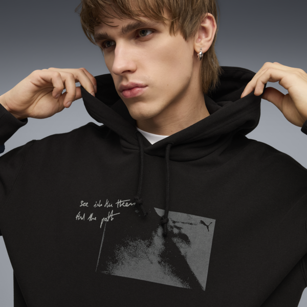 GRAPHIC Forest Hoodie Men, PUMA Black, large-ZAF