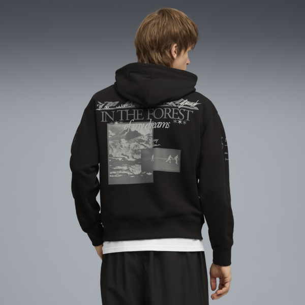 GRAPHIC Forest Hoodie Men, PUMA Black, large-ZAF