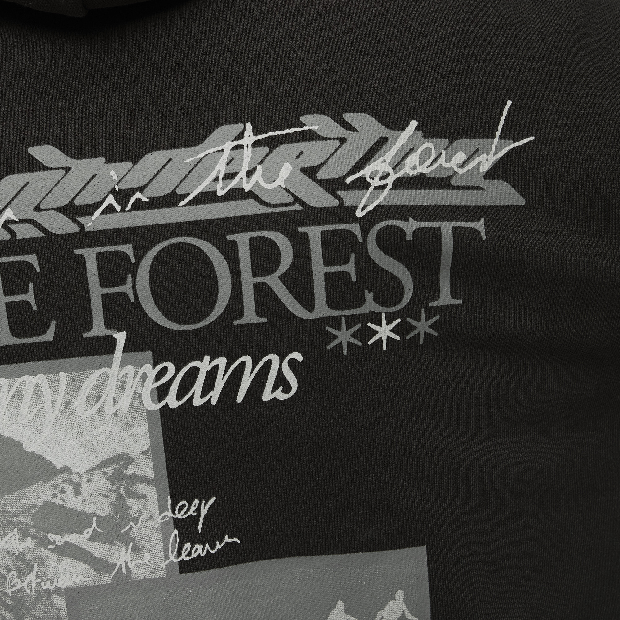 PUMA GRAPHIC Forest hoodie voor Heren, Zwart, Maat XL thumbnail 4