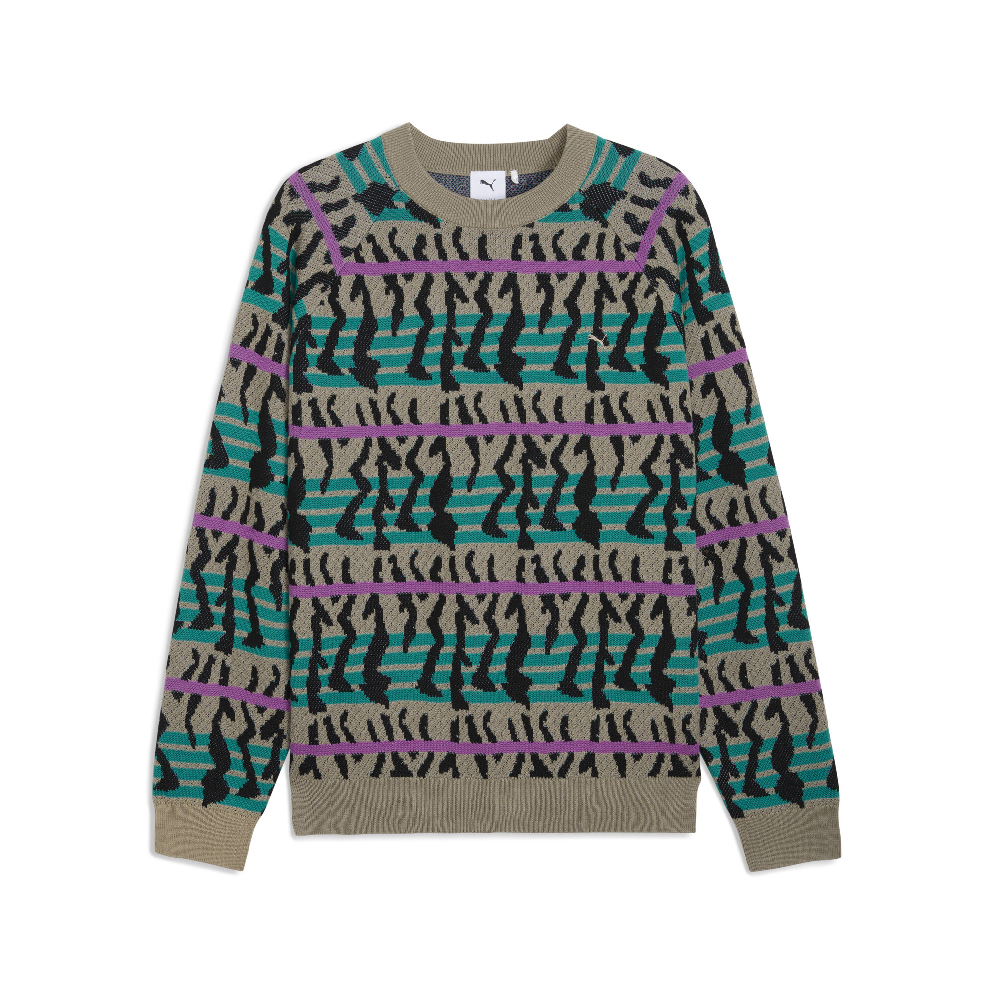 PUMA Special Items gebreide top met ronde hals voor Heren, Grijs, Maat XS thumbnail 3