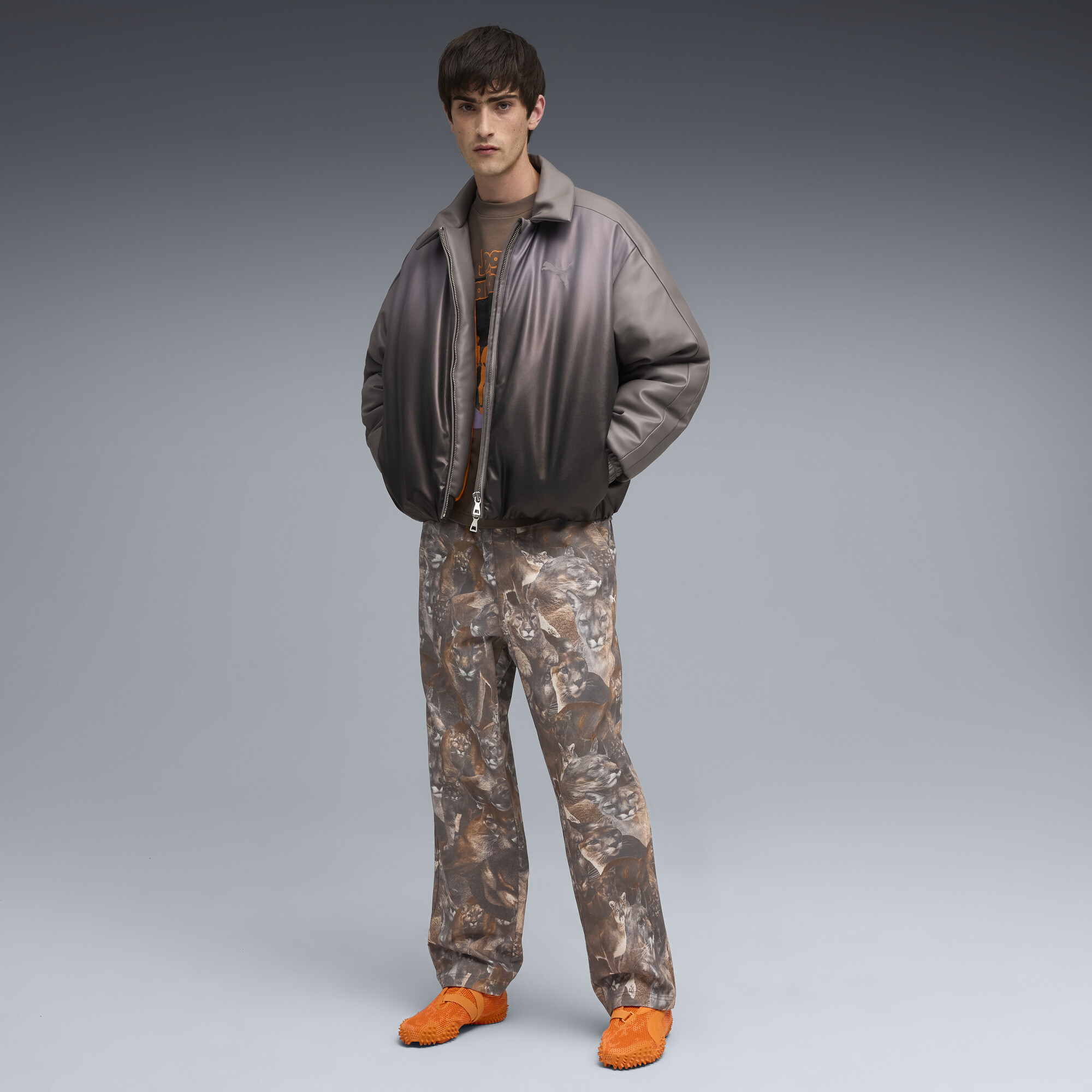 PUMA Special Items broek met all-over-print voor Heren, Brons, Maat XL thumbnail 6