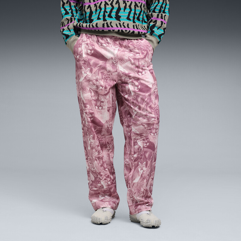 Men's PUMA Relaxed All-Over-Print Twill Pants