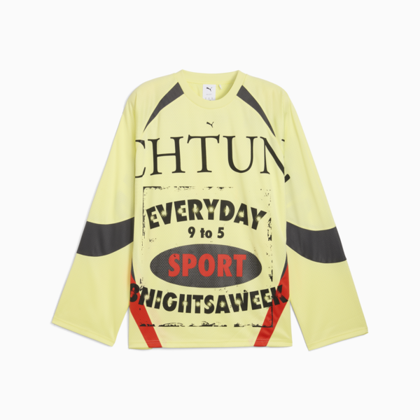 Nine To Five Long Sleeve Jersey Unisex, Gold Moon, large-ZAF