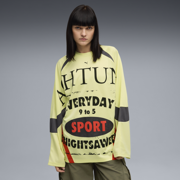 Nine To Five Long Sleeve Jersey Unisex, Gold Moon, large-ZAF